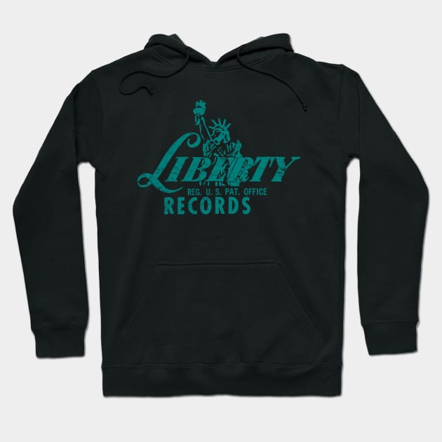 Liberty Records Hoodie by MindsparkCreative